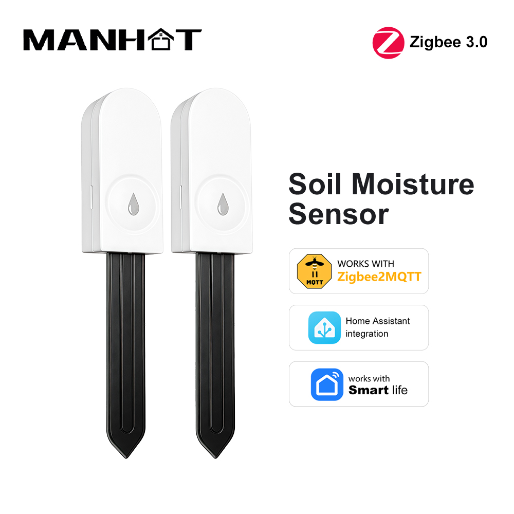 Smart Garden Accessories - Zigbee 3.0 Bodenfeuchtesensor Temperatur- und Feuchtigkeitsmesser