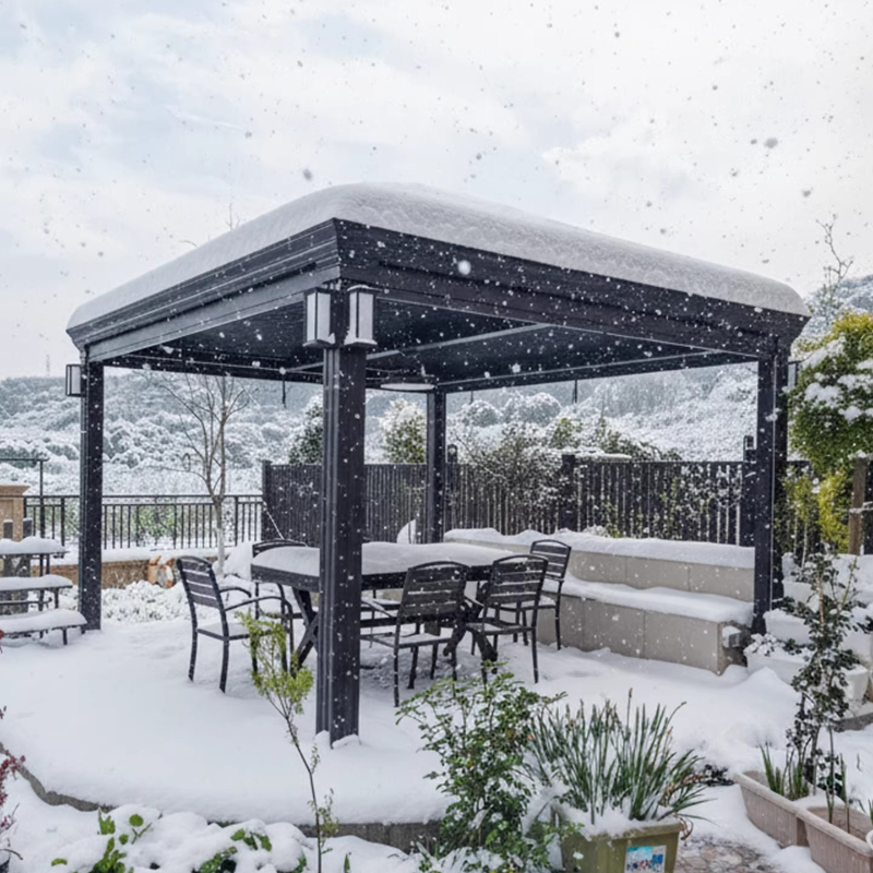 Smart Garden Electric Pergola - Elektrischer Lamellenpavillon für den Garten, intelligente