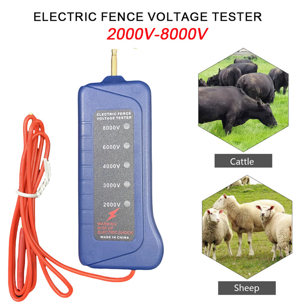 Smart Garden Fence - 2000V-8000V Elektrozaun Tester Hausgarten Pferd Vieh