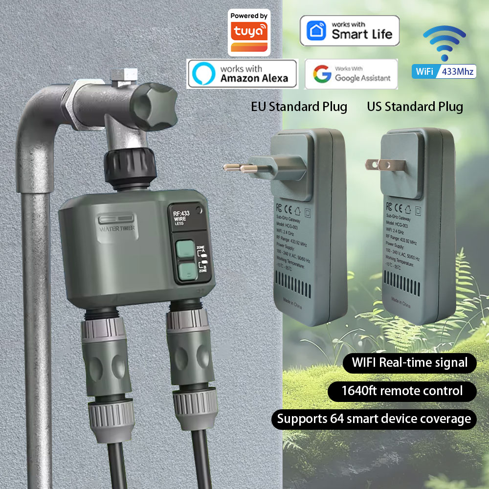 Tuya WLAN+RF433 2-Kanal Smart  – Smart Garden Nursery Bewertung und Preis
