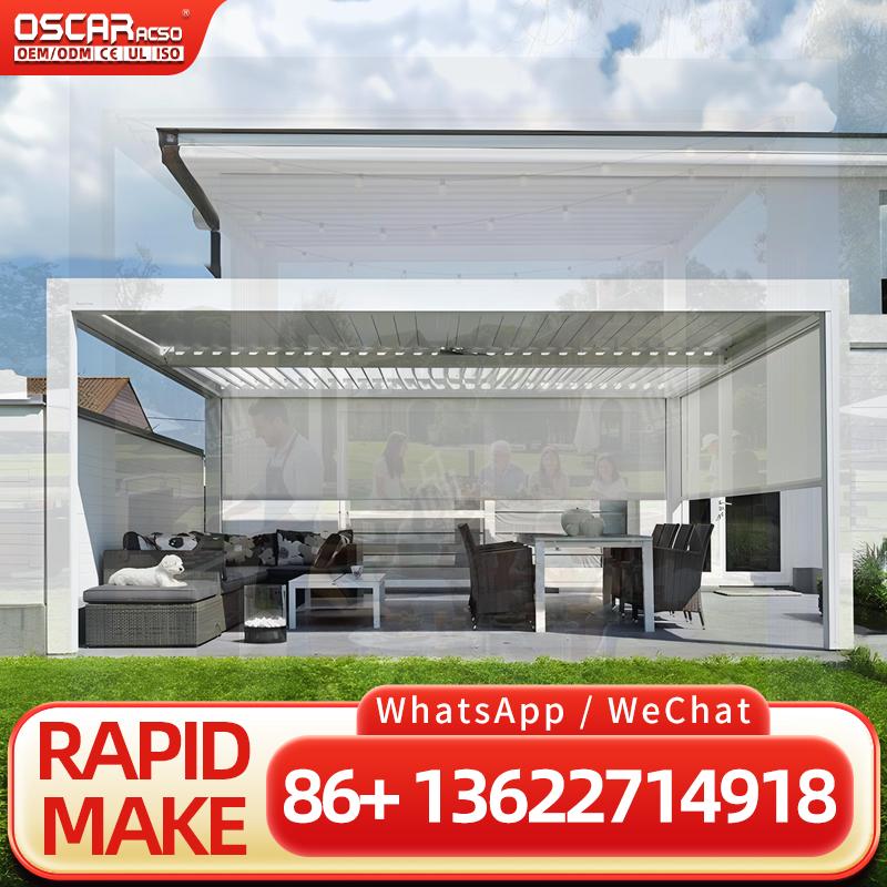 Maßgefertigter Moderner Faltba – Smart Garden Electric Pergola Bewertung und Preis