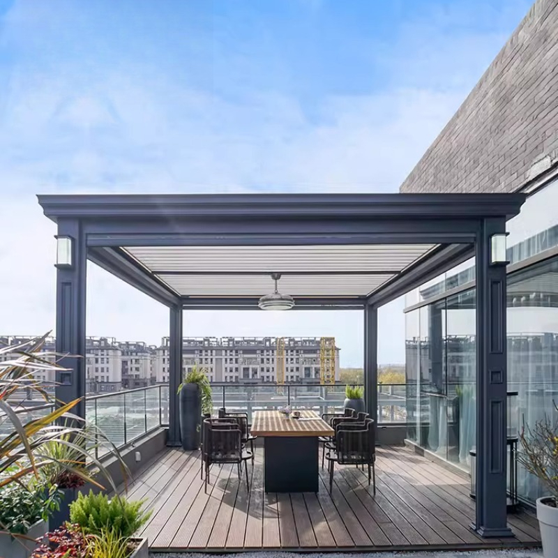 Elektrischer Lamellenpavillon  – Smart Garden Electric Pergola Bewertung und Preis